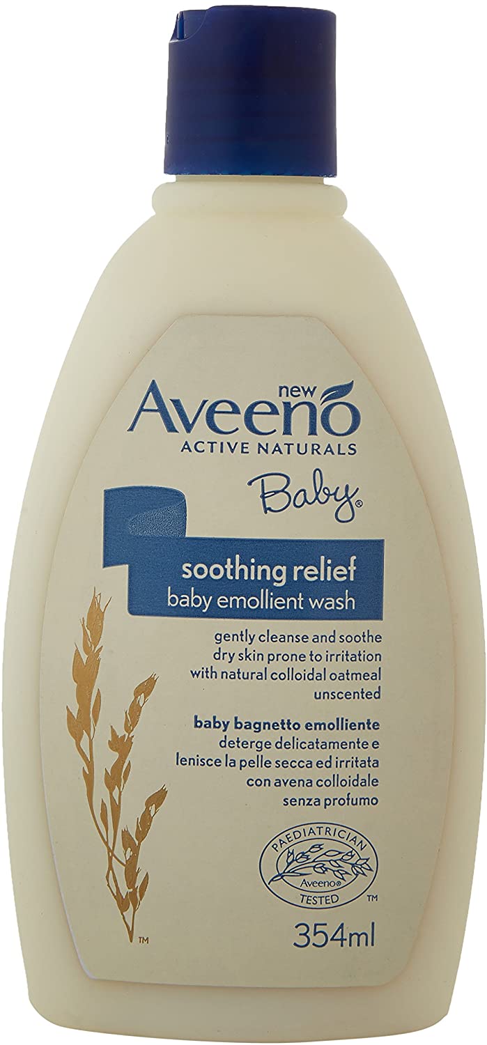 Aveeno Baby Soothing Relief Emollient Wash, 354ml, Other, 354 ml (Pack of 1)