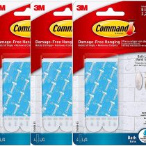 Command Large Water-Resistant Refill Strips, 12-Strip