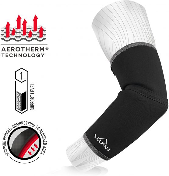 Vulkan Classic Elbow Support, Tennis Elbow Sleeve, Lightweight and Breathable, Provides Compression and Support for Tendonitis, Tennis Elbow, and Golfer's Elbow, Relieves Pain, X-Large, New Style - Image 3