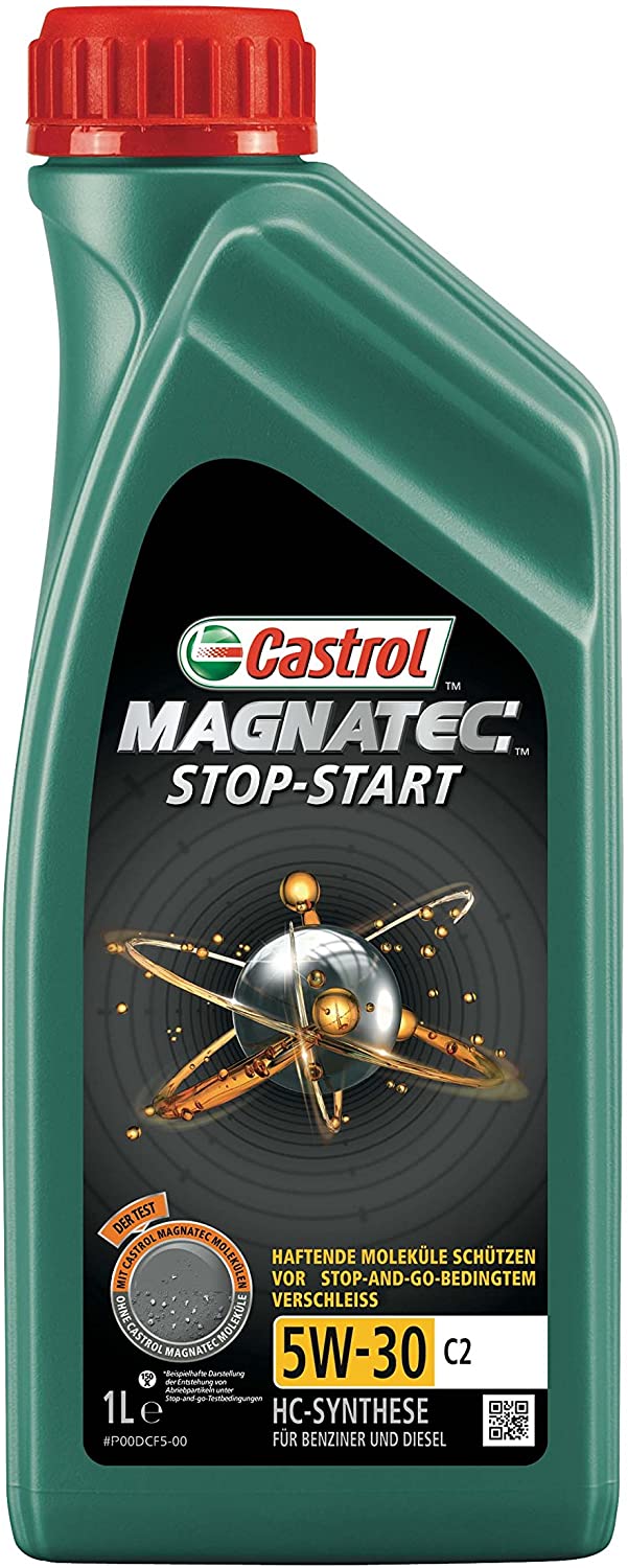 Castrol 1599DA Magnatec Stop-Start 5W-30 C2 Motor Oil, 1 L, Green