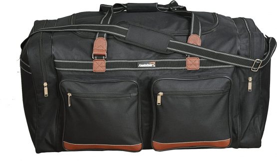 foolsGold Extra Large 120L Holdall Travel Duffle Bag in Black - Image 2