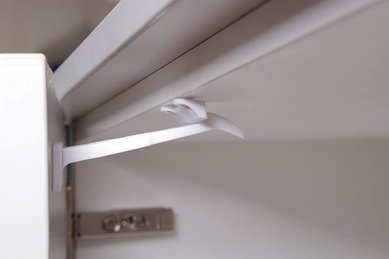 Dreambaby Secure Catches Child Safety Cabinet Locks -14 Pack- White- Model F1412 - Image 3