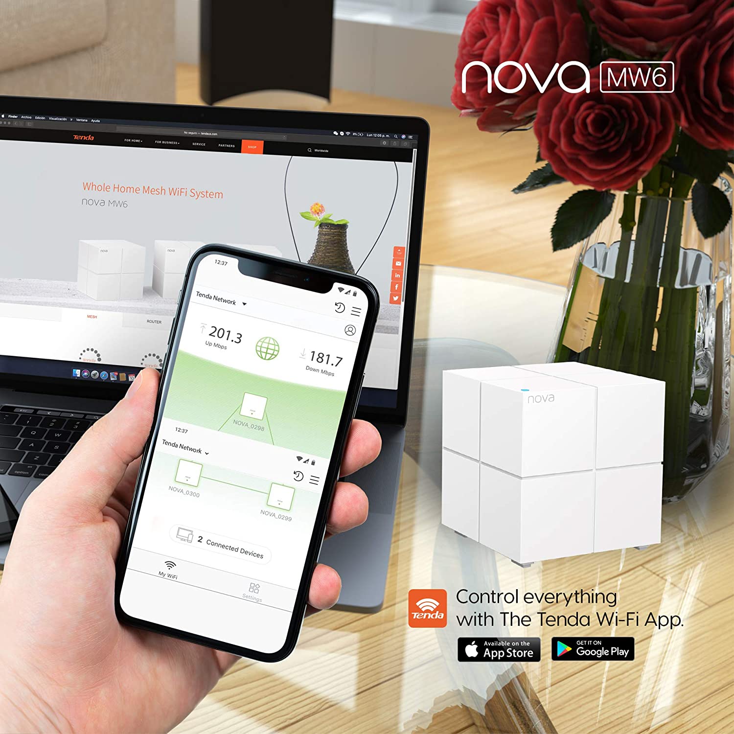 Tenda Nova MW3: Mesh-WLAN Set für nur 31,90 Euro im Angebot