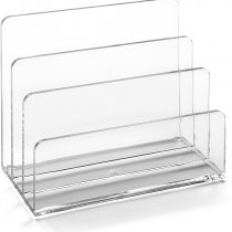 OSCO TS-120394 Acrylic Letter Holder, 145 mm x 175 mm x 96 mm, Clear