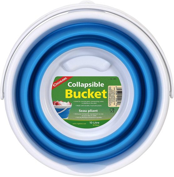 Coghlan's Unisex's Collapsible Bucket 10L Folding, Blue