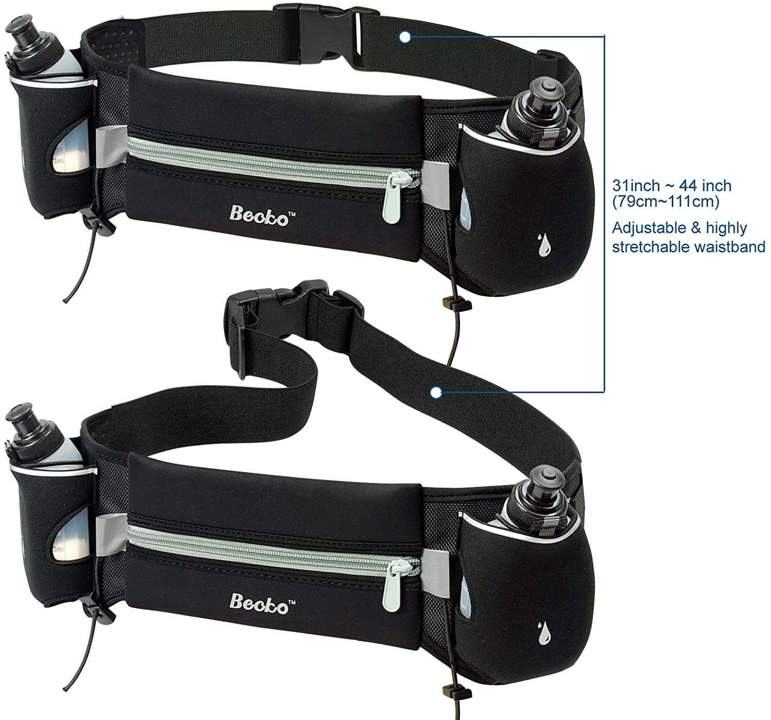 Becko Lightweight & Durable Running Belts Fitness Workout Belt for Men and Women - Image 4