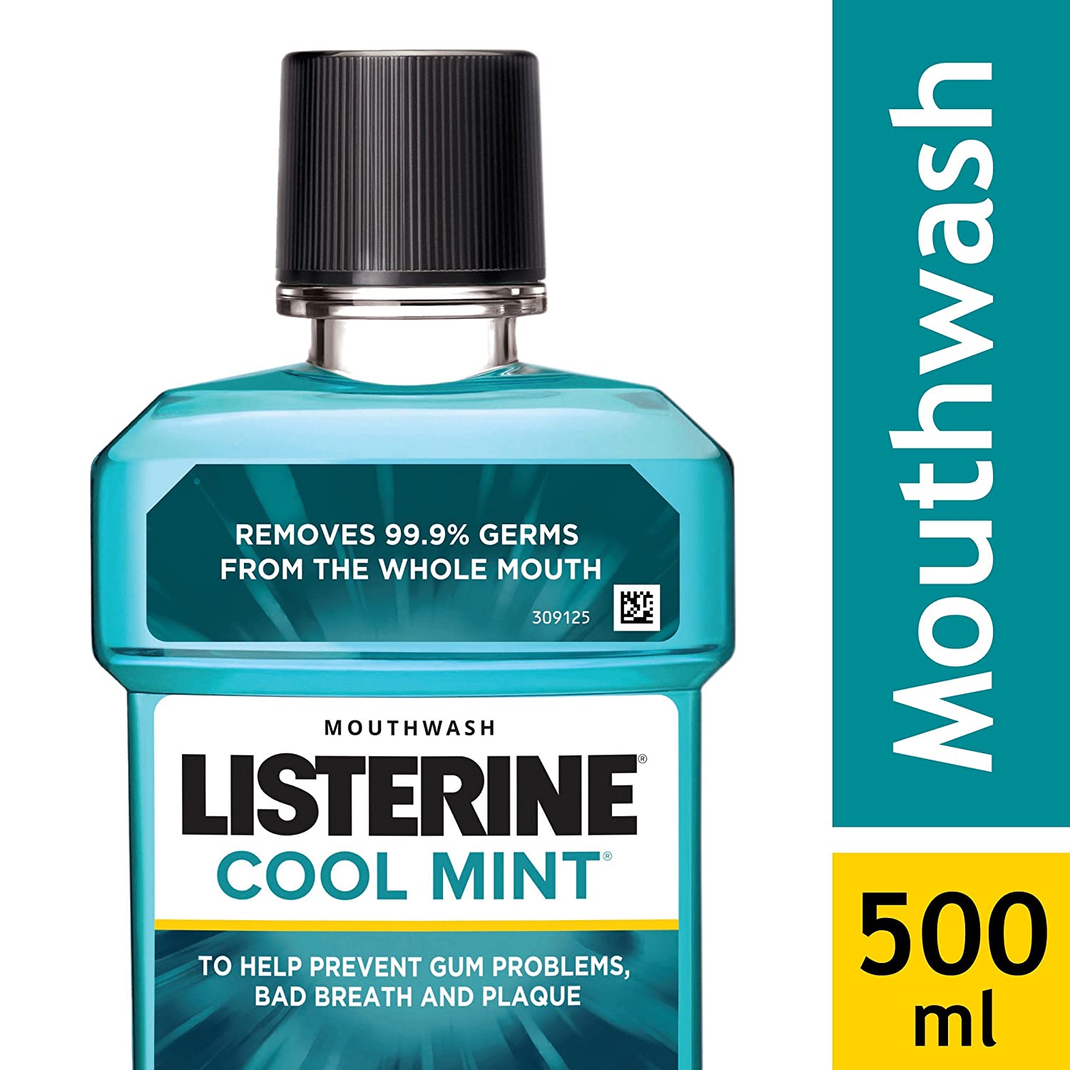LISTERINE MOUTHWASH COOLMINT 500ML, 1'S, 500 ml (Pack of 1) - Image 3