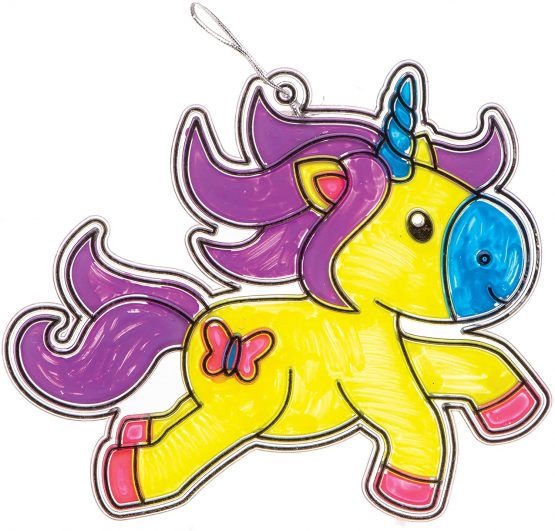 Baker Ross AR384 Unicorn Suncatcher Decorations (Pack of 8) - Image 3