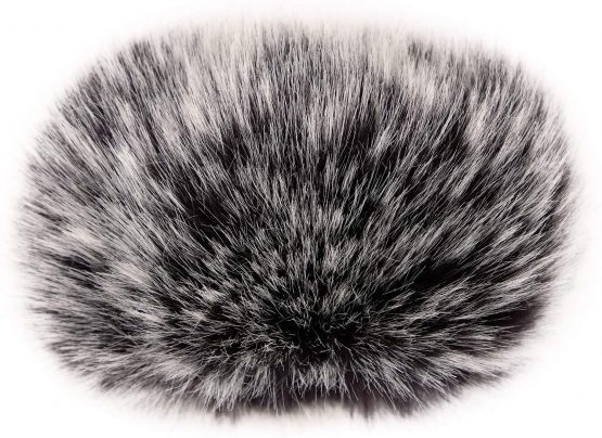 ChromLives Wind Muff Windscreen, Microphone Outdoor Furry Windscreen 2.5"X 40mm (L x D) Mic Windscreen Wind Cover Compatible with Zoom H1 Apogee Mic and More