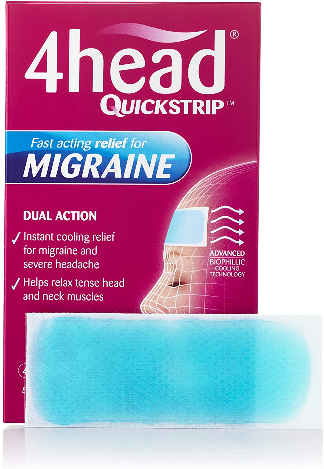 4HEAD Quickstrip Hydro Gel Strips , 4 count, Clear, 4 ml (Pack of 1) - Image 3