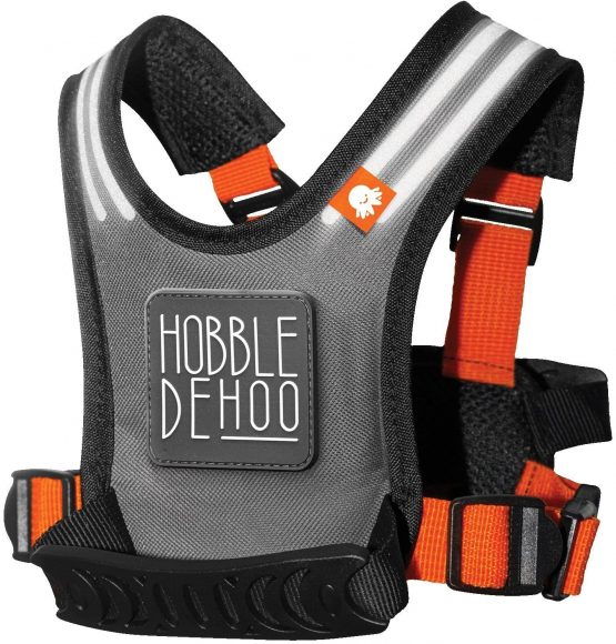 Hobble De Hoo Active Childs Harness Kids Harness for Everyday Safety and Activities Ski Harness, Grey/Black/Orange