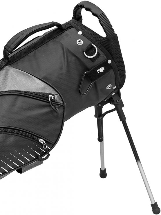 Longridge 7" Tri Lite Bag, Black/Silver - Image 2