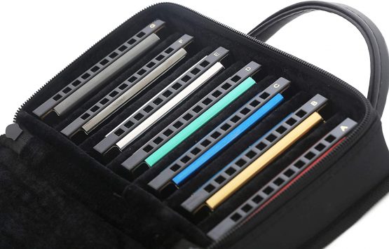 East top Diatonic Harmonica Set of 7, 10 Holes Blues Harmonica T003 Mouth Organ set, A, B, C, D, E, F and G key harmonicas for Adults, Beginner, Professionals and Students as Gift - Image 4