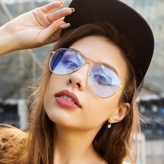 THE TWIDDLERS - 12 Mirror Metal Frame Aviator Sunglasses - For Raves and Parties - Image 2