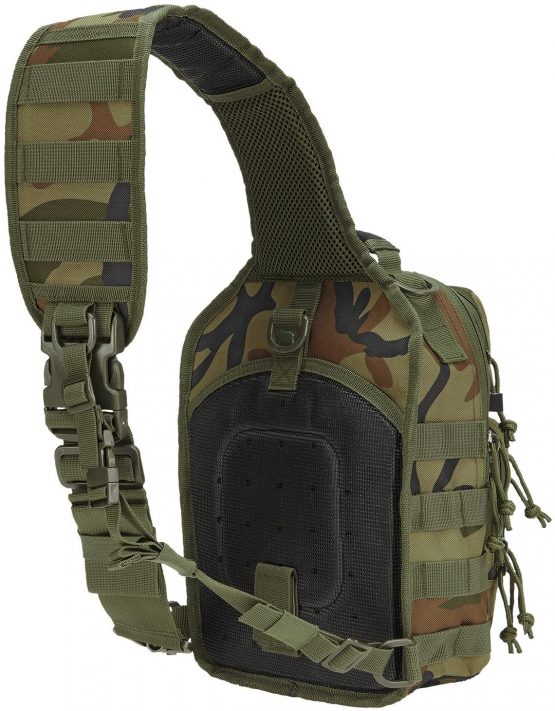 Brandit Messenger Bag US Cooper Every Day Carry Sling, Color:Woodland - Image 2