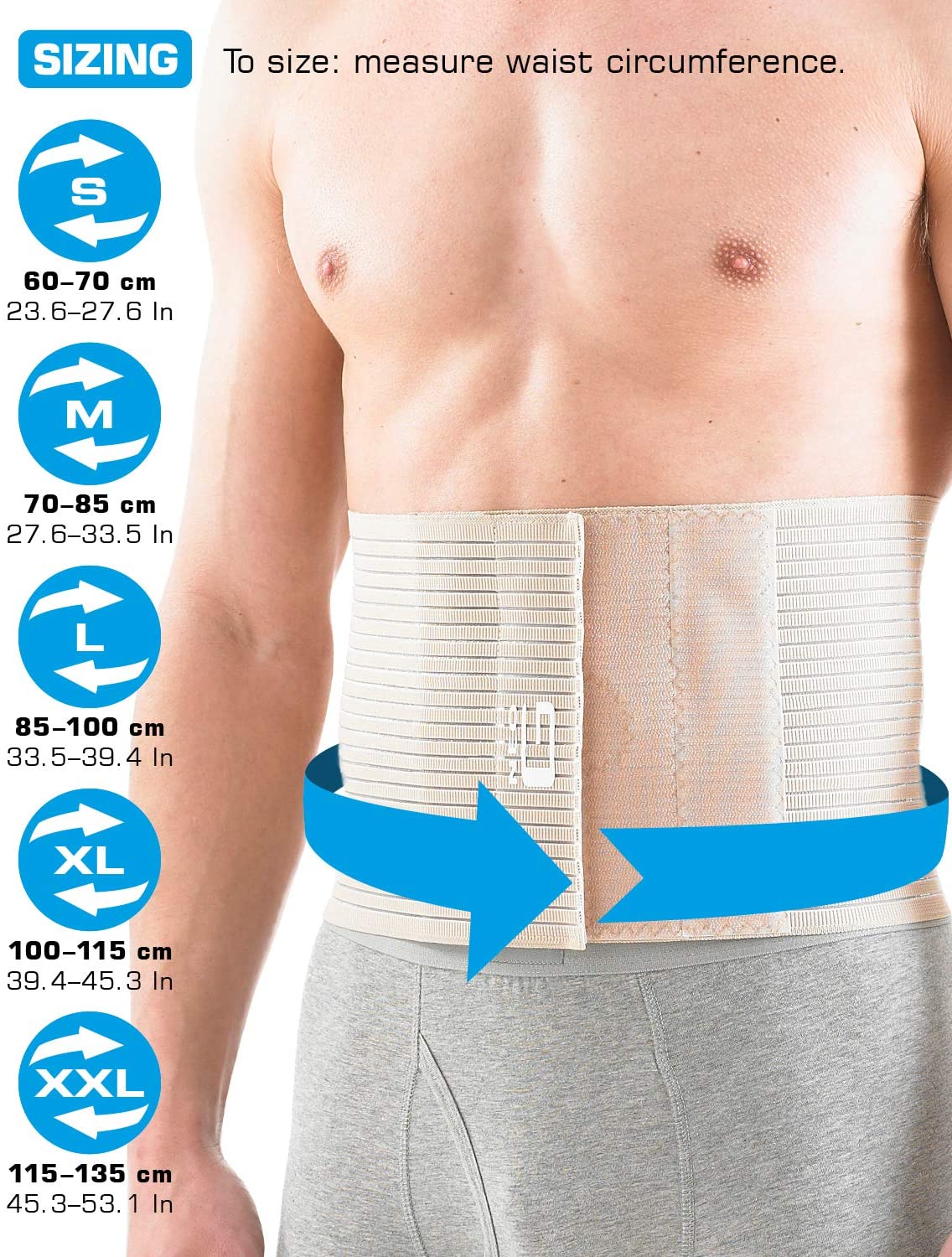 Neo G Upper Abdominal Hernia Support Helps To Reduce Symptoms Of