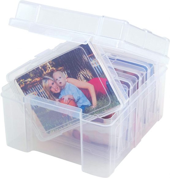 Advantus 61989 7.5"W x 9.25"L x 5.5"H Storage Studios Photo Keeper, Single unit - Image 2