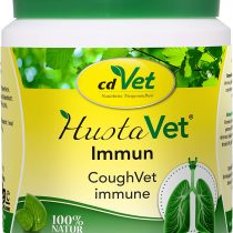 cdVet Natural Products CoughVet Immune 80 g - respiratory tract supportive bronchial herbs - promotes immune defense - vitamins - feeding-related support for cardiovascular system -