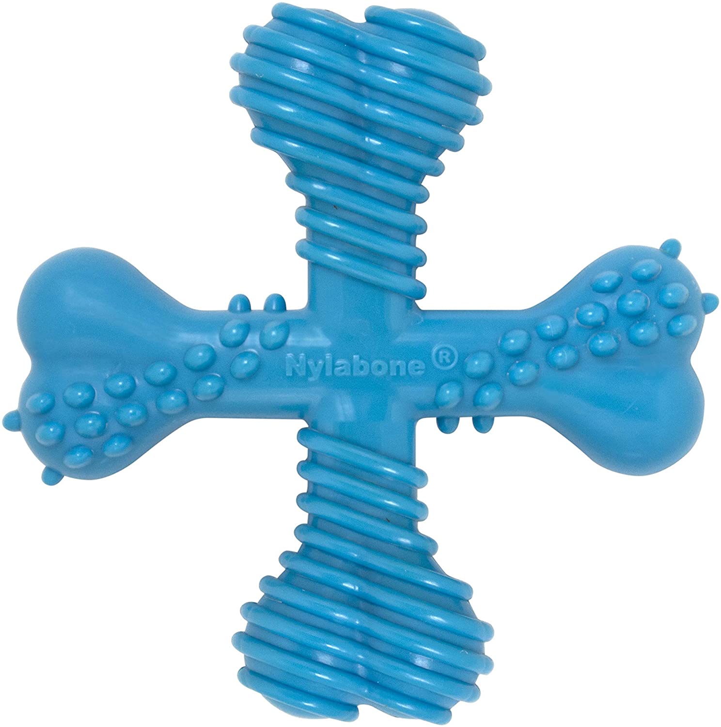 Nylabone Extreme Tough Dog Chew Toy X-Bone, Durable, Cleans Teeth, Beef Flavour, Large, for Dogs Up to 23 kg - Image 3