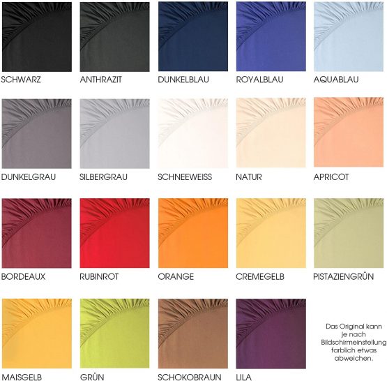 aqua-textil Pur Fitted Sheet Divan Water Beds Cotton 140x200-160x220 cm snow white - Image 4