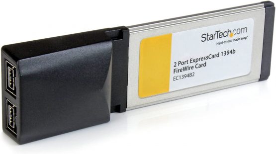 StarTech 2 Port ExpressCard 1394b FireWire Laptop Adapter Card - Texas Instruments FireWire Card - ExpressCard FireWire 800 (EC1394B2) - Image 4