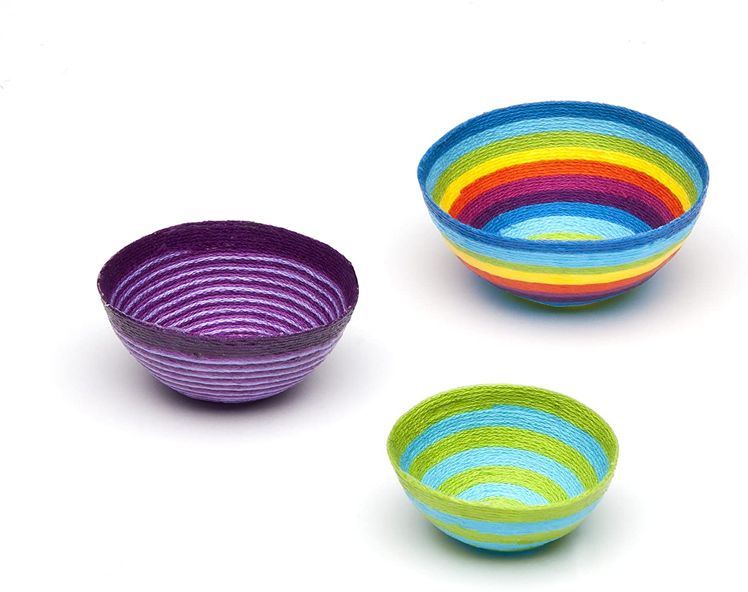 Crafttastic Mini Thread Bowl Kit Craft Kit Makes 3 Tiny Thread