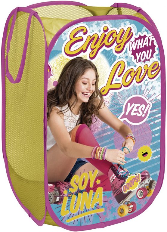 Soy Luna 711090 Disney Pop-Up Storage, Blue/Pink, 58 x 36 x 36 cm