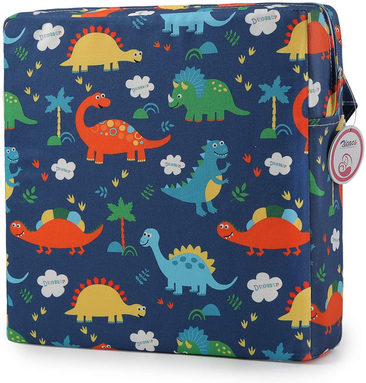 Zicac Baby Portable Seat Cushion Cartoon Design for Children, Moderate blue