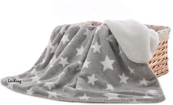 LeerKing Dog Blanket Double Fluffy Fleece Pet Blankets Washable Warm Soft for Cats Dogs Mat Bed, 40 x 60inches - Image 2