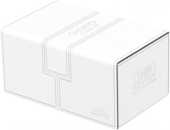 Ultimate Guard UGD010646 Twin Flip´n´Tray Deck Case 160+ Standard Size XenoSkin White - Image 2