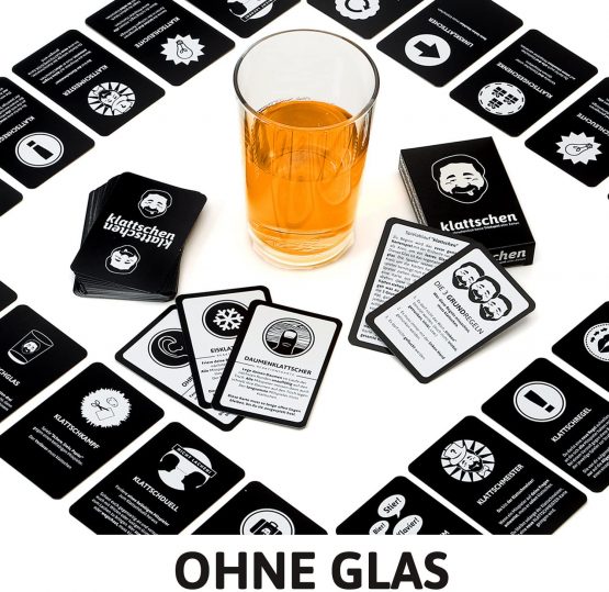 DENKRIESEN Klattschen drinking game, probably the best drinking game of all time, party game, drinking game for adults, gift idea for birthdays - Image 4