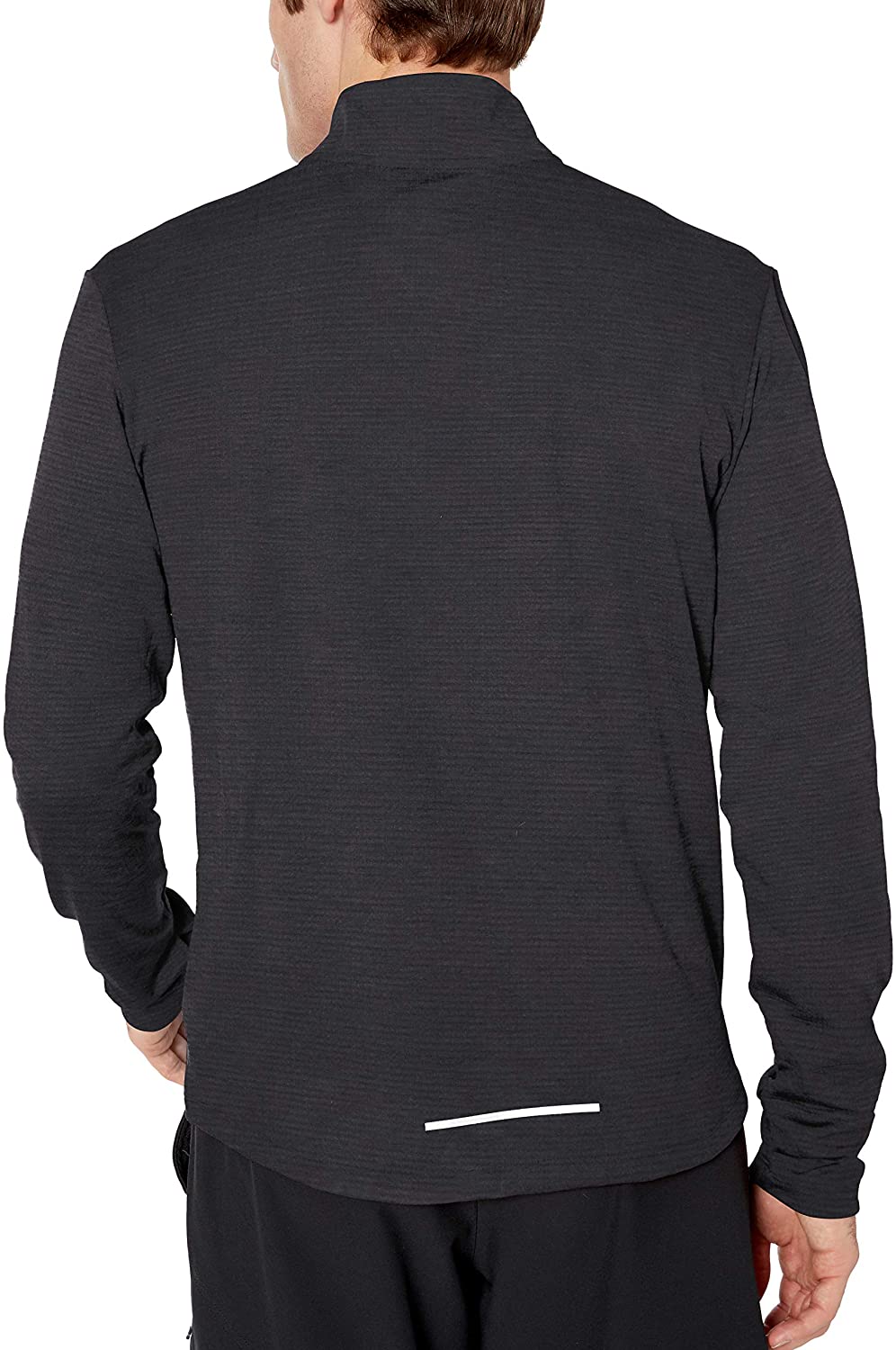 Nike M Nk PACER Top Hz Long Sleeved T-Shirt - Black/(Reflective Silv) (C/O.), X-Large, Black/Black/(Reflective Silv) (C/O.), XL - Image 3