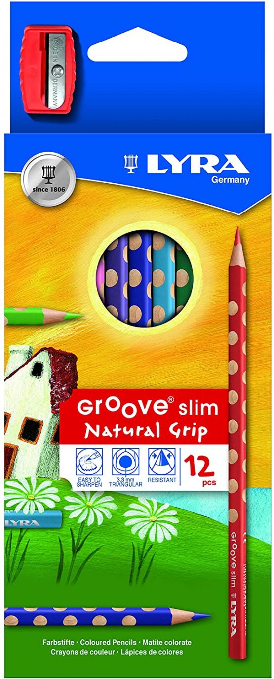 LYRA GROOVE SLIM + SHARPENER 12 BOX