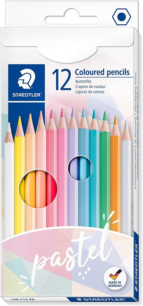 Staedtler 146 C12 Pa Pastel Coloured Pencils, Pack of 12 Colours