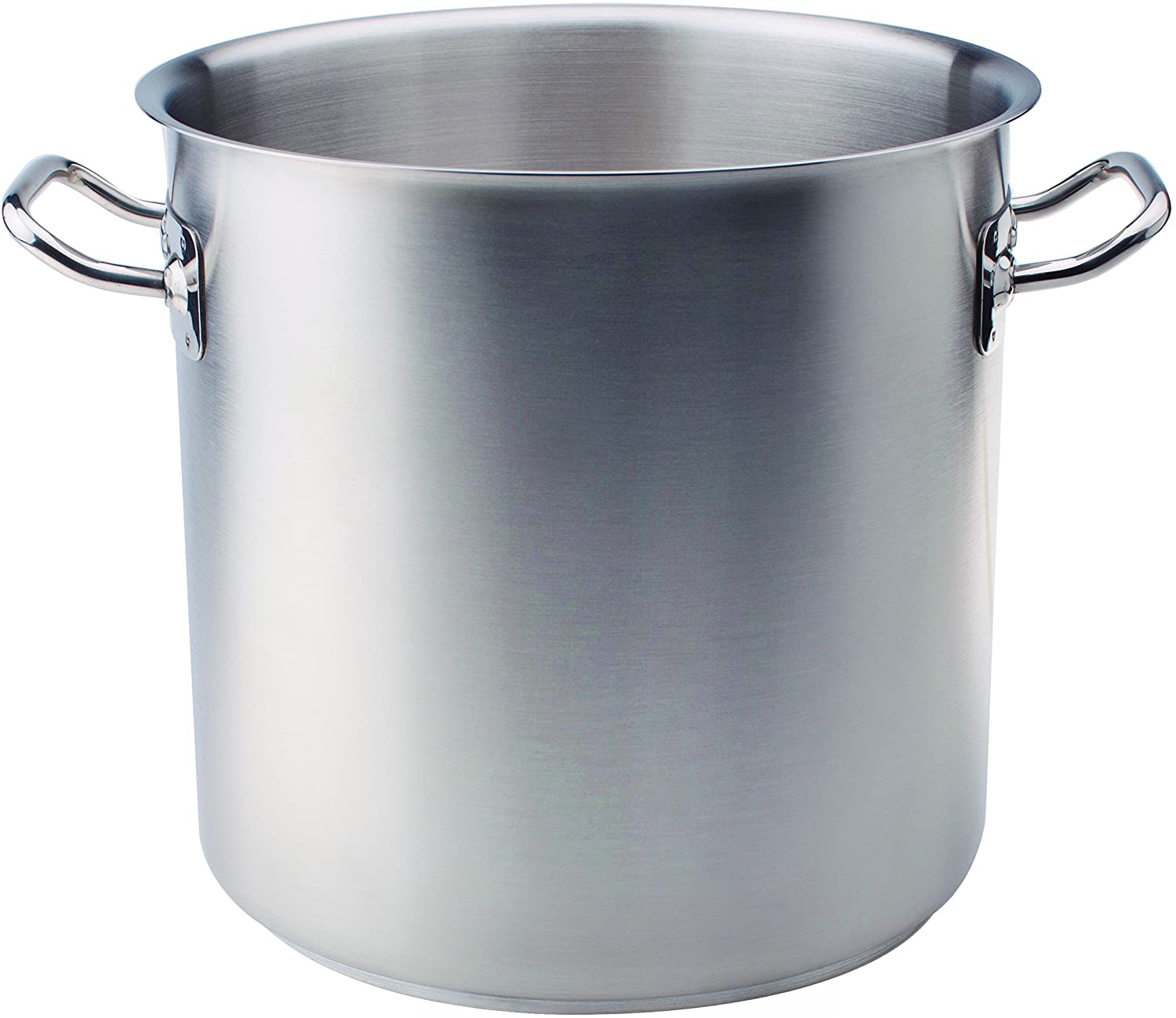 Pentole Agnelli Stainless Steel Stockpot With 2 Handles, 40 Cm. Diameter - 40 Cm. Height, Silver