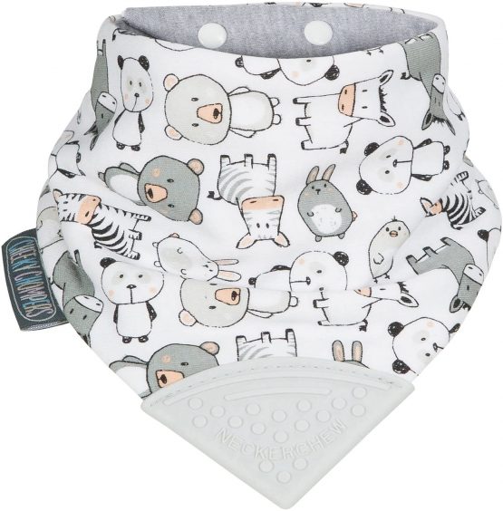 Cheeky Chompers, Neckerchew, Panda Pals - Bandana Teething Dribble Bib