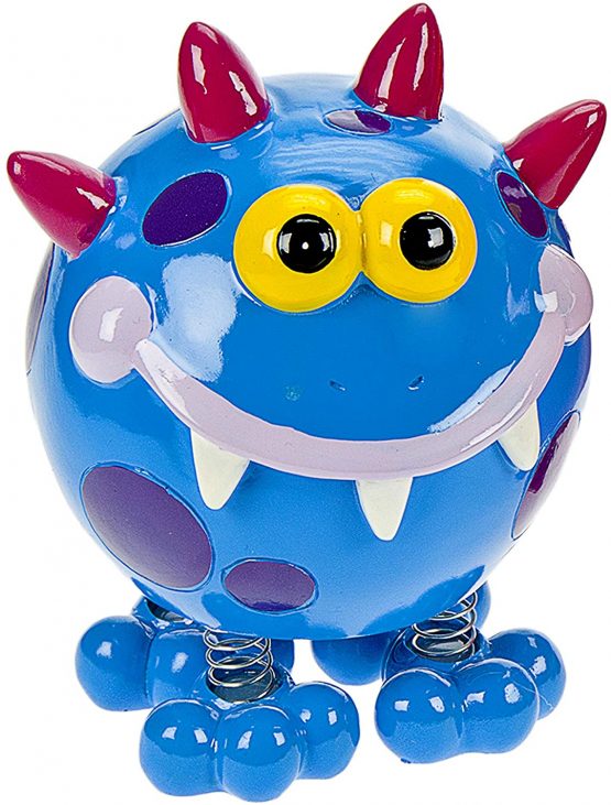 Cute Blue Monster Childrens Piggy Bank Money Box Gift for Boys or Girls