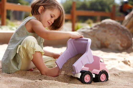 Green Toys Dump Truck Pink - Image 4