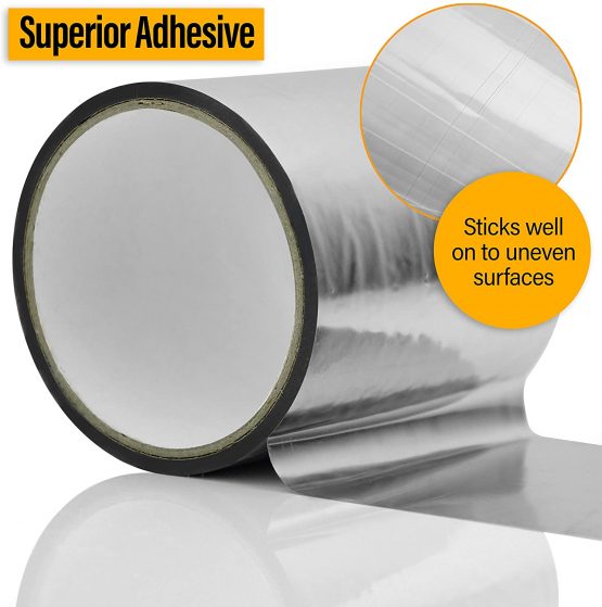SuperFOIL 20m x 100mm Metpoly Foil Aluminium Tape Roll, 20 x 100 Medium - Image 3