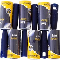 Korbond 6 Pack of 5m Lint Rollers – 210 Sticky Easy Peel Paper Sheets– Suitable for ALL FABRIC TYPES