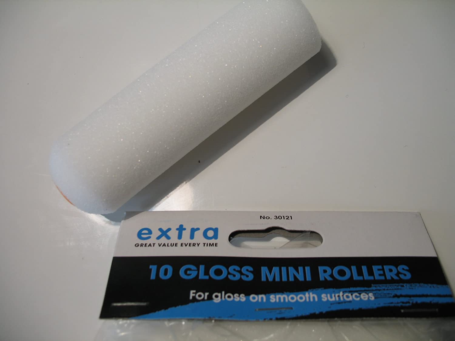 Extra 4" GLOS 10 Roller PK 30121, White - Image 3