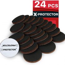 Furniture Pads X-PROTECTOR - Non Slip Pads - Premium 24 pcs 50mm - Floor Protector Pads - Rubber Feet for Furniture Feet – Ideal Floor Protectors for Keep in Place Furniture. Stop Your Furniture!