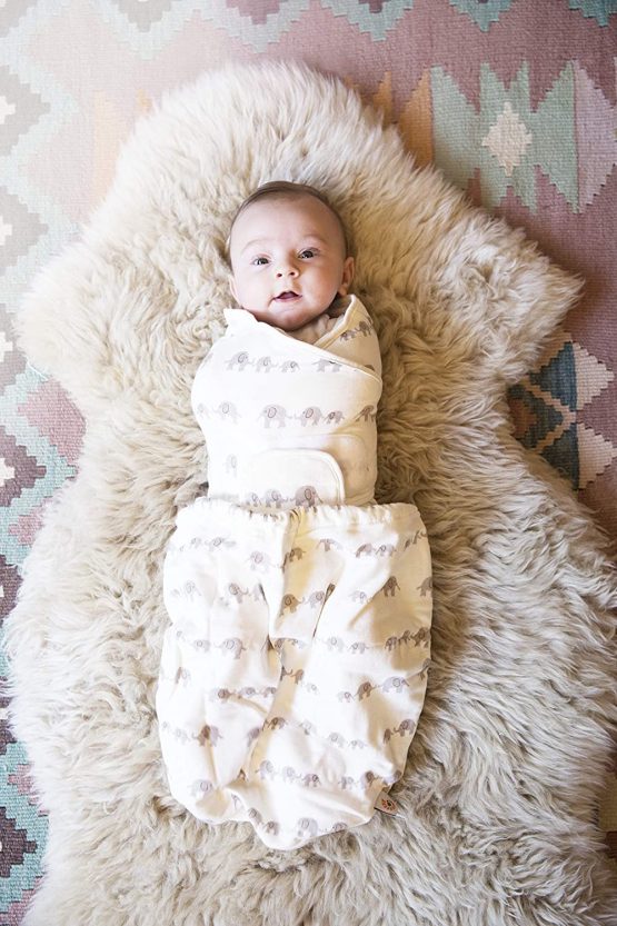 Ergobaby original swaddler, one size, single pack, Elephant - Image 2