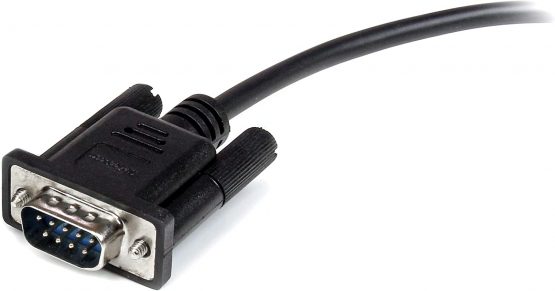 StarTech 1m Black Straight Through DB9 RS232 Serial Cable - DB9 RS232 Serial Extension Cable - Male to Female Cable (MXT1001MBK) - Image 3