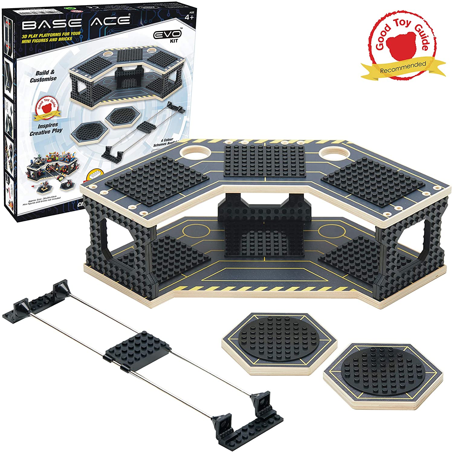 Base Ace 3D Play Platform for Minifigures EVO Kit Construction Toy for ...
