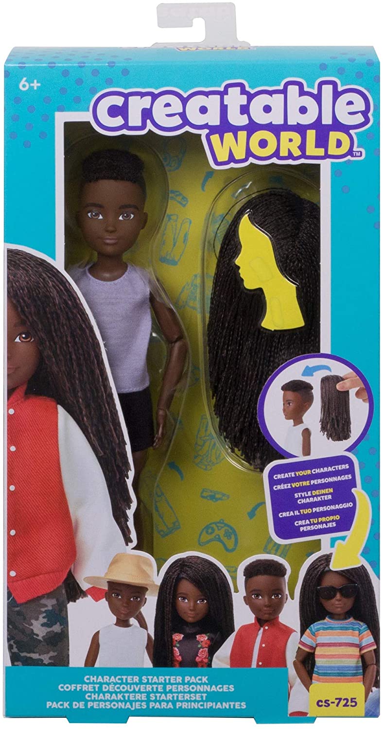 Mattel GKV42 Creatable World Character Starter Pack CS-725, Multicoloured, Medium