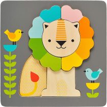 Petit Collage Little Lion Chunky Wood Puzzle PTC317