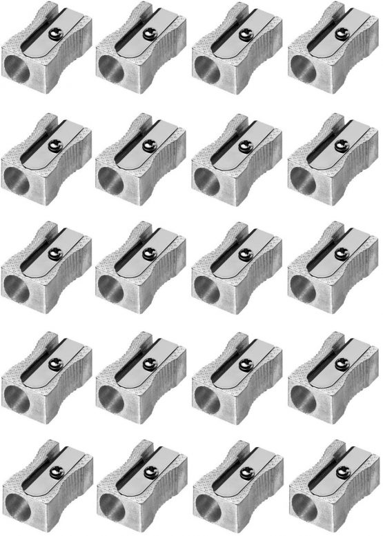 Westcott 14209 00 I Metal Single Hole Sharpener, Block, Pack of 20 - Image 2