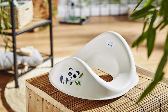 Rotho Babydesign Bio Toilet Seat with Panda, 100% Biodegradable, 32.6 x 26.3 x 15.8 cm, Organic White - Image 3