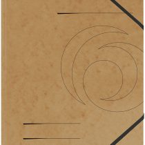 Herlitz A4 Colorspan Elastic Folder - Brown (5 Pieces)